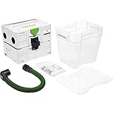 Festool CT Vorabscheider CT-VA-20 mit Zyklon-Systainer, Auffangbehälter, Systainer-Wanne, Anschluss-Schlauch, Entsorgungssack, Behälterdeckel