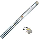 Agora-Tec® AT- 3' Brunnenpumpe 550W mit 30 m Kabel Edelstahl-Tiefbrunnenpumpe mit max: 7,9 bar, 3200l/h