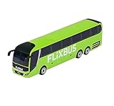 Majorette – MAN Lion's Coach L Flixbus – Spielzeugbus mit Freilauf und Federung, Metall-Karosserie, 13 cm lang, für Kinder ab 3 Jahren, Lieferung 1 Stück