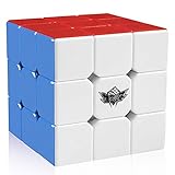 D-FantiX Zauberwürfel 3x3 Speed Cube Magischer Würfel Stickerlos Magic Cube 3x3x3 Glatt Extrem schnell Brain Teser 3D Puzzle Würfel Spielzeug (56mm)