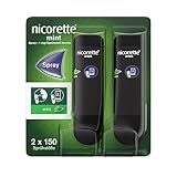 NICORETTE Spray mit mint Geschmack – Rauchen aufhören mit Nikotinspray – 1 Spray ersetzt bis zu 150 Zigaretten – zur Raucherentwöhnung 2 St.