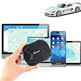 TKMARS GPS Tracker für Auto Auto Tracker mit Mehreren Alarmen, Langer Standby-Zeit, Wasserdicht Und Starkem Magnetismus(10000mah)