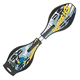 Magnitt RipStik Rollen-Board, Deluxe Junior Rip Stick mit leuchtenden Rädern für mehr Aufregung, Spaß und Sichtbarkeit, Ripstick-Skateboard für Kinder ab 8 Jahren, Upgrade Color (D)