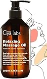 Gya Labs Entspannendes Massageöl für Muskelkater - Massageöl für Muskelkater in Spa-Qualität - Massageöl & Körpermassageöl für Männer & Frauen(200 ml)