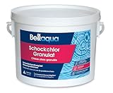 Bellaqua Chlor-Granulat Fix 3 kg - Chlorgranulat Pool Schnelldesinfektion, Wasserdesinfektion Chlor organisch - schnell löslich - Chlorgranulat Poolchemie, Wasserreinigung, Poolpflege