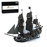 KAROON Technic Mittelalterliches Piratenschiff Baukasten, Black Pearl Piratenschiff Serie Bauklötze Set, Kompatibel mit Lego (3049PCS)
