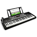 Alesis Melody 54 - Tragbares 54-Tasten Keyboard mit eingebauten Lautsprechern, 300 integrierten Sounds, 300 integrierten Rhytmen, 40 Demo Songs, beeindruckenden Lernwerkzeuge, Mikrofon, Notenablage