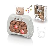 【Fortgeschrittene Version】 m Mu Wiederaufladbares Pop It Elektronisches Spiel, 4 Modi, 120 Stufen, Aus Silikon.Quick Push Pop It V2.0 Kinder Und Erwachsene. Fidget Toys