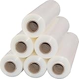 Freiziel® 6 x Stretchfolie 50cm 2,5 kg 23my (transparent) Wickelfolie, Packfolie, Palettenfolie, Dehnfolie