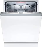 Bosch Hausgeräte SMD6ECX57E Serie 6 Smarter Geschirrspüler Vollintegriert, A++, 266 kWh/Jahr, Made in Germany, Besteckschublade, Super Silence, Efficient Dry, Silence Plus 42 dB, Time Light