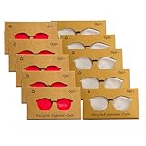OPTI+ Mikrofaser-Reinigungstuch, nachhaltige Lesebrillentücher – Brillenreiniger, Linsen-Tücher für Brillen, 10 Stück