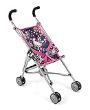 Bayer Chic 2000 Puppenbuggy Roma, Puppenwagen, Mini-Buggy, Einhorn, Navy, pink, 601-43, Einheitsgröße