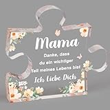 GEBETTER Beste Mama Muttertagsgeschenke Acryl mit Spruch Mutter Deko Geschenk Mutti Geschenkideen für Geburtstag Muttertag Weihnachten Geburtstagsgeschenk Dekoschild Dekoration