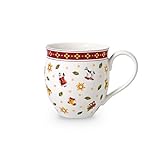 Villeroy & Boch – Toy'S Delight Kaffeebecher, Mikrowellensicher, Weihnachtstasse, Becher, Kaffeetasse, Heißgetränkebecher, Tasse Winter Toys Weihnachten, Wintertasse, Weihnachtskaffeebecher, Porzellan