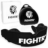 FIGHTR® Premium Mundschutz - ideale Atmung & leicht Anpassbar | Sport Zahnschutz für Boxen, MMA, Muay Thai, Hockey & Kampfsport | inkl. Hygiene Box