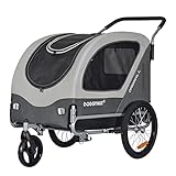 Doggyhut Original Large Fahrradanhänger & Hundebuggy 2 in 1 für Hunden bis 35kg Hundeanhänger Jogger Hundewagen mit Feststellbremse Tiggo 80405