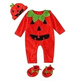 Halloween Kostüm Baby - Halloween Kostüm Karneval für Pumpkin Cosplay Cospaly Costume Kinder Einteiliger Overall Mädchen Kleid Karneval Verkleidung Outfit