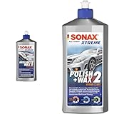 SONAX XTREME BrilliantWax 1 Hybrid NPT (500 ml) Glanzwachs | N. 02012000-820 & XTREME Polish+Wax 2 (500 ml) schonende Politur