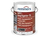 Remmers WPC-Imprägnier-Öl grau, 2,5 Liter, WPC Öl für innen und außen, für Terrassen, Zäune oder Gartenmöbel aus WPC, Resysta und Bambus geeignet