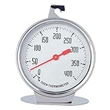 KSTE Küchendigitalthermometer, Stand-Up-Zifferblatt-Ofenthermometer Edelstahl-Küchenmesser mit großem Durchmesser