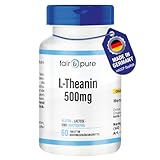 Fair & Pure® - L-Theanin Tabletten 500mg - 60 Tabletten - vegan - ohne Magnesiumstearat - Aminosäure