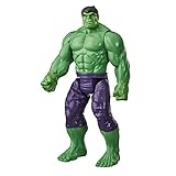 Marvel Avengers Titan Hero Serie Blast Gear Deluxe Hulk Action-Figur, 30 cm großes Spielzeug, inspiriert durch die Marvel Comics, Für Kinder ab 4 Jahren