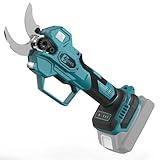 Professionelle Akku-Gartenscheren für Makita 18V Batterie Elektrisch mit LCD-Anzeige 40mm Maximaler Schneiddurchmesser Für Zweige, Sträucher und Stämme(Batterie nicht enthalten)