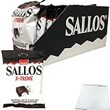 Sallos X Treme Hartkamellen mit Lakritz Salmiak Salz Füllung 15er Pack (15x150g Tüte) + usy Block