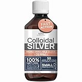 Kolloidales Silber 25PPM 250 ml ● Premium Silberwasser ● Für Mensch, Hund & Katze ● Carbon Neutral ● 100% natürlich mit 2 Zutaten