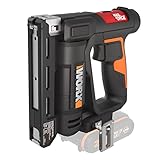 WORX NailForce Akku Nagler und Tacker 20V WX843.9 - für 15mm Nägel und Tackerklammer bis 14mm - einfaches Magazinladen - 60 Nägel/min Schussfolge - ohne Akku & Ladegerät - PowerShare kompatibel