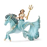 schleich BAYALA 70594 Meerjungfrau Eyela Figur und Unterwasser Einhorn Spielset - Prinzessin Eyela Figur mit Unterwasser-Einhorn und Zauberstab, Hochwertige Figuren ab 5 Jahren