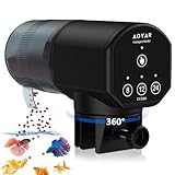 Futterautomat für Aquarium Automat Fische Futterspender: 200ML Groß Kapazität Fischfutter Feeder Feuchtigkeitsbeständig Automatic Fish Feeder Fuer Eheim Teich