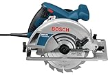 Bosch Professional Kreissäge GKS 190 (Leistung 1400 Watt, Kreissägeblatt: 190 mm, Schnitttiefe: 70mm inkl. HM-Kreissägeblatt, Absaugadapter, Parallelanschlag, Sechskantstiftschlüssel)