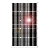 DOKIO Solarpanel 100W 18V Monokristallin(Hohe Leistung) Für 12V Kfz Batterie, AGM, Gelbatterie ideal für Wohnmobil, Camping, Gartenhaus