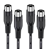 Cable Matters 2er-Pack 5-poliges DIN MIDI Kabel 1,8m, 5-poliges MIDI Kabel - 1,8 Meter