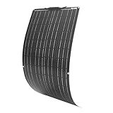 100W flexible solar panel Monocrystalline solar cell Lightweight Easy to install suitable for ships, yachts, RVs, forests, and roofs. (1)
