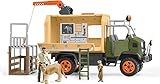 schleich 42475 Großer Truck Tierrettung, für Kinder ab 3 Jahren, Wild Life - Spielset