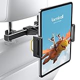 Lamicall Tablet Halterung Auto, Tablet Kopfstützenhalter - 2024 Universal KFZ Halter für iPad Pro 9.7, 11, 12.9, 13, iPad Air Mini 6 5 4 3 2, Switch, Tab, Smartphone, Tablet mit 4.7-13 Zoll