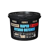 Universalabdichtung und Feuchtigkeitssperre auf Polymer-Bitumen basis FOME FLEX Rapid Hydro Defence 4,5kg für Dach, Wände und Fundament