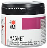 Marabu 12740043815 - Magnetfarbe, Acrylgrundierung für magnetische Flächen, 475 ml grau, nach Trocknung übermalbar, speichelecht, wasserfest und lichtecht, für ca. 1,58 m²