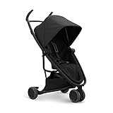 Quinny Zapp Flex Kinderwagen, stylischer Komfort Buggy mit 3 Rädern, angenehm leicht, kompakt faltbar und nutzbar ab ca. 6 Monate bis ca. 3,5 Jahre, Black on Black, schwarz, 8.8 kg