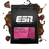 ESN Designer Whey Proteinpulver, Milk Chocolate, 2 kg, bis zu 23 g Protein pro Portion, ideal zum Muskelaufbau und -erhalt, geprüfte Qualität - made in Germany