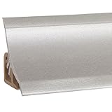 HOLZBRINK Küchenabschlussleiste Alu Silber Küchenleiste PVC Wandabschlussleiste Arbeitsplatten 23x23 mm 150 cm