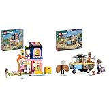 LEGO Friends Vintage-Modegeschäft, Bausatz für Kinder mit Spielzeug-Laden & Friends Rollendes Café, Kleines Bäckerei-Spielzeug für Kinder