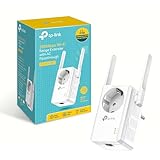 TP-Link TL-WA860RE WLAN Repeater mit Steckdose (300 Mbit/s, WLAN Verstärker, integrierte Steckdose, LAN Port, App Steuerung, kompatibel zu allen gängigen WLAN Geräten) weiß