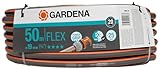 Gardena Comfort FLEX Schlauch 19 mm (3/4 Zoll), 50 m: Formstabiler, flexibler Gartenschlauch mit Power-Grip-Profil, aus hochwertigem Spiralgewebe, 25 bar Berstdruck, ohne Systemteile (18055-20)