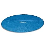 Intex Solarabdeckplane für Easy & Frame Pool Ø 366 cm, Blau