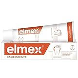elmex Zahnpasta Kariesschutz 75ml – medizinische Zahnreinigung für hochwirksamen Kariesschutz – bietet zweifach aktives Kalzium-Fluorid Schutzschild für widerstandsfähige Zähne