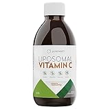 Liposomales Vitamin C 1000mg | Made in Germany | Glasflasche | Hochdosiert | bioverfügbares | kein Süßstoff | kein Soja | Vegan | natürliche Inhaltsstoffe. (250ml Bottle)