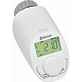 eqiva Bluetooth® Smart Heizkörperthermostat, 141771E0, Weiß, 10,2 x 6,0 x 5,5 cm